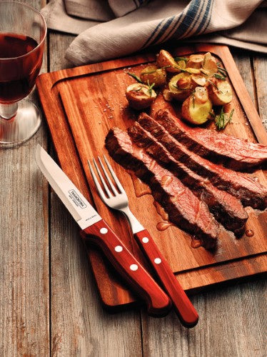 Churrasco Steak Knife Gaucho Polywood Red 5", 12cm - Tramontina