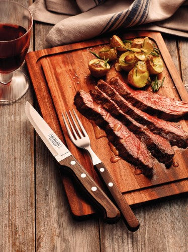 Churrasco Steak Knife Gaucho Polywood Brown 5", 12cm - Tramontina