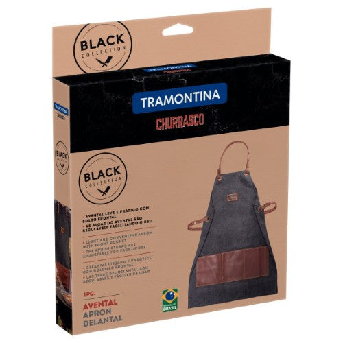 Churrasco Black Barbecue Apron - Tramontina
