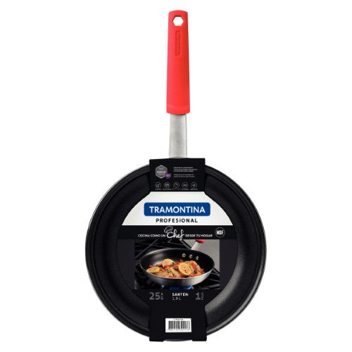 Professional Induction Aluminum Nonstick Restaurant Fry Pan 25cm - Tramontina