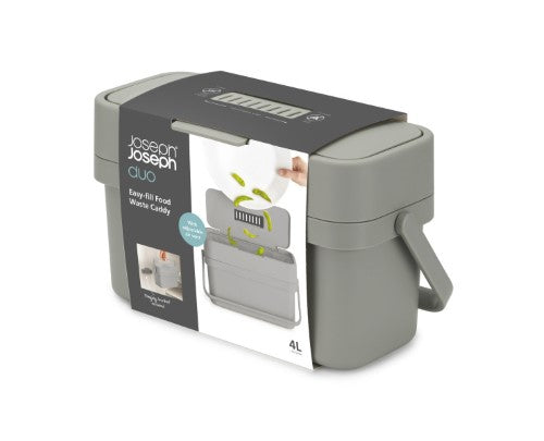 Compo™ Easy-fill Food Waste Caddy - Joseph Joseph Duo