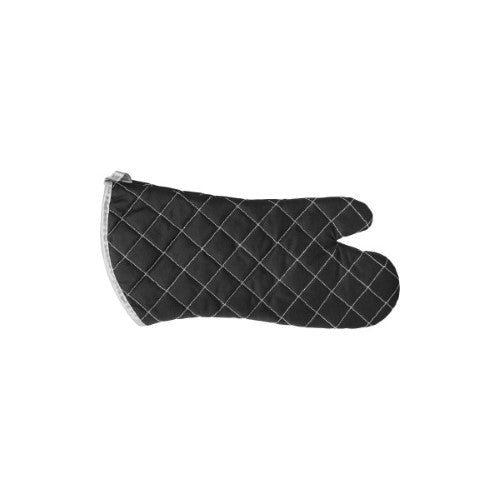 Oven Mitt Flame Retardant Black 430mm - Chef Inox