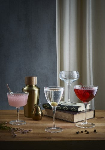 Bartender Art Deco' Martini 235ml - Bormioli Rocco - Set of 6