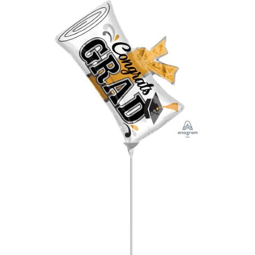 Mini Shape Inflated Congrats Grad Diploma