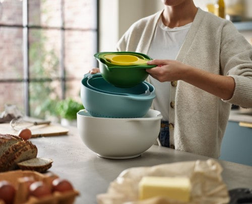 6pc Food Preparation Bowl Set (Opal) - Joseph Joseph Duo