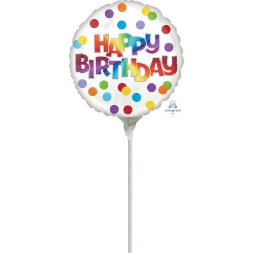 22cm Happy Birthday Dots of Colour
