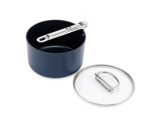 Space 19cm/2.9qt Non-Stick Induction Saucepan & Lid - Joseph Joseph