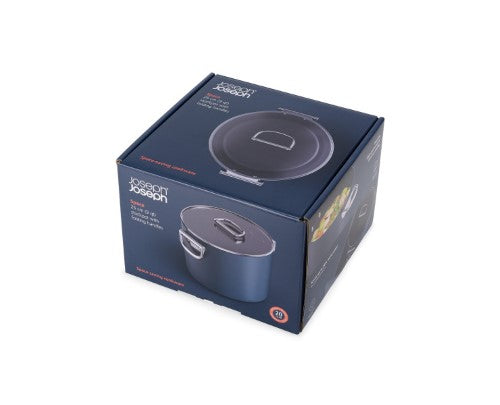 Space 25cm/8.5qt Non-Stick Induction Stock Pot & Lid - Joseph Joseph