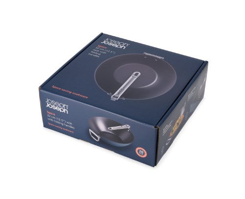 Space 32cm/12.5'' Non-Stick Induc tion Wok - Joseph Joseph
