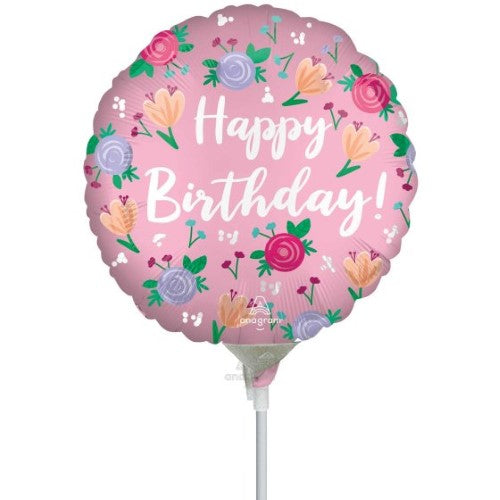 22cm Happy Birthday Peony