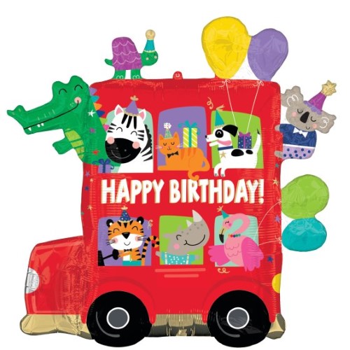SuperShape Party Bus Birthday