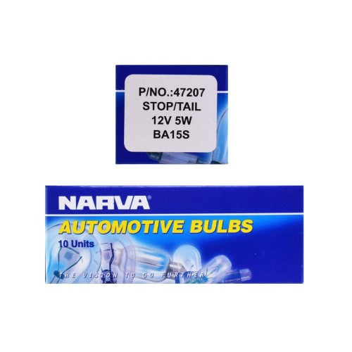 Narva - Globe 12v 5w Ba15s Park/Tail Pk10