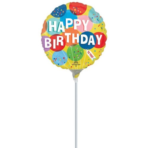 22cm Sunny Balloons Birthday