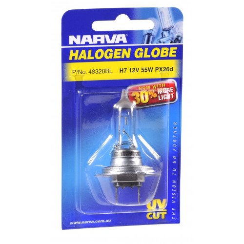 Narva - H7 Halogen Globe 12v 55w Px26d (48328BL)