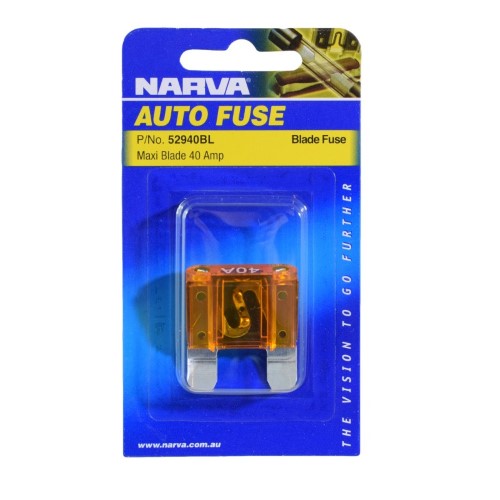 Maxi Blade Fuse - 40 Amp Orange (Blister Pack Of 1)