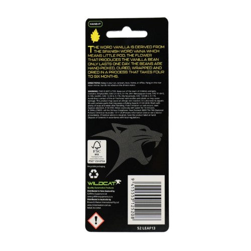 Air Freshener Leaf Vanilla