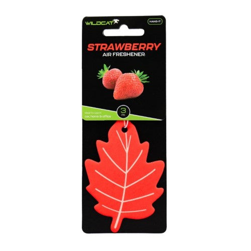 AIR FRESHENER LEAF STRAWBERRY Pack Of 3