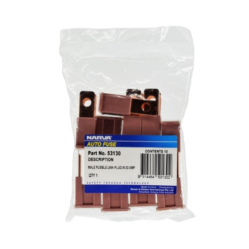 Fuse Link Male 30amp Pk10