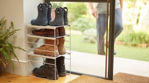 Level Plus Adjustable Shoe Rack - Single - Joseph Joseph