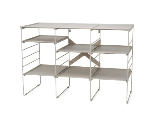 Level Plus Adjustable Shoe Rack - Triple - Joseph Joseph