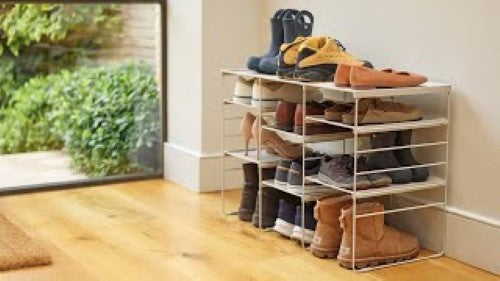 Level Plus Adjustable Shoe Rack - Triple - Joseph Joseph