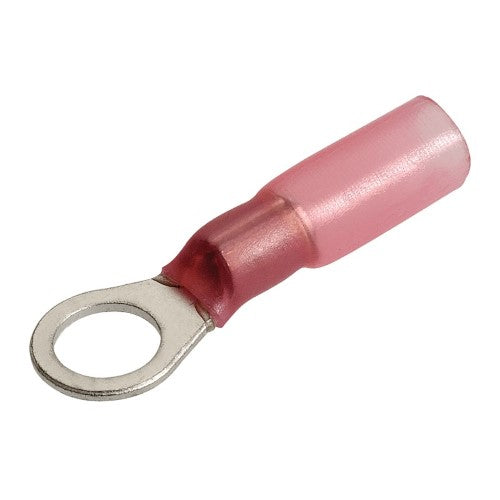H/Shrink Ring Terminal Red 5mm Pk20 - Narva