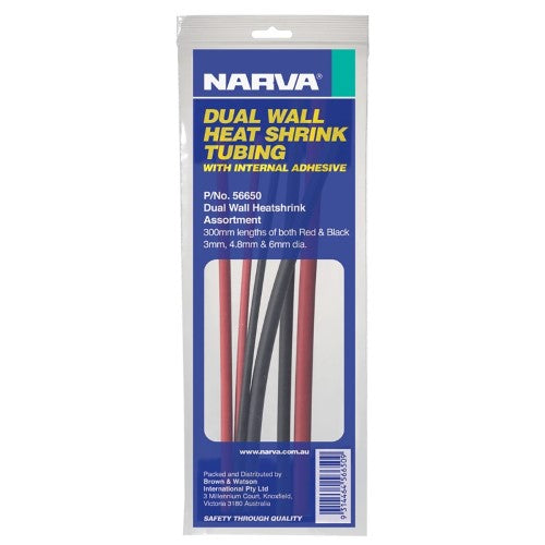 Narva - HEAT SHRINK DUALWALL 3-6mm ASSORTED