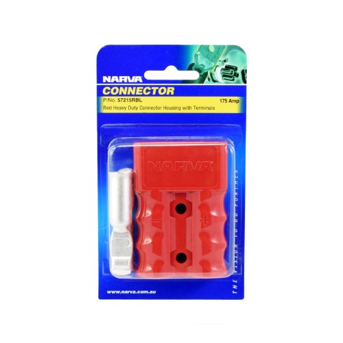 Narva - Conn Housing Red 175 Amp (57215RBL)