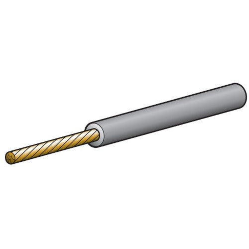 Narva - Cable Single 2.5mm 5a Grey 30m