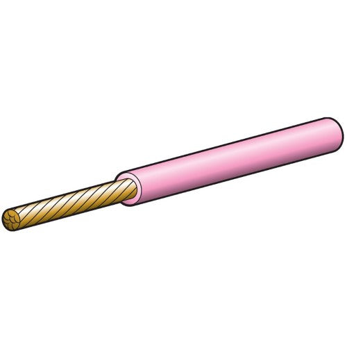 Narva - Cable Sgle 3mm 19a 100m Pink