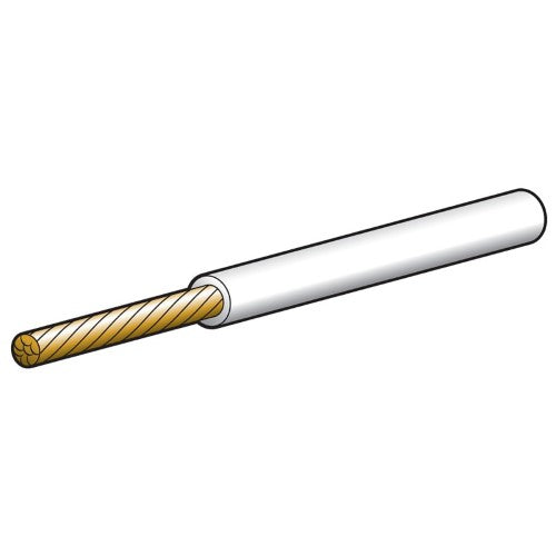 Narva - Cable Sgle 3mm 19a 100m White