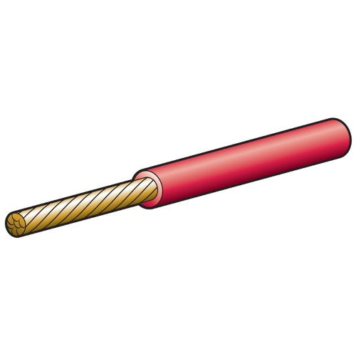 Narva - Cable Sgle 4mm 25amp 100m Red