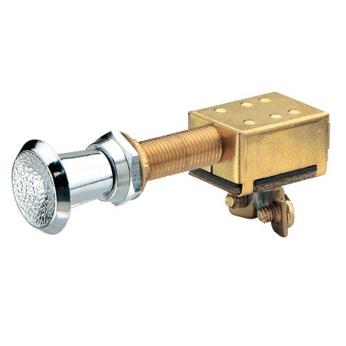 Narva - Switch Push/Pull Off/On Brass