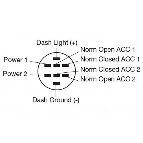 SWITCH OFF/ON PUSH BUTTON LED RED