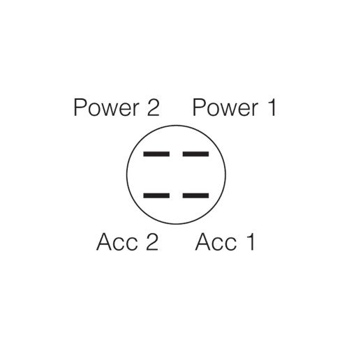Narva - Switch 0ff/On Push/Push Black