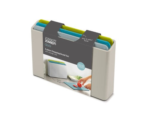 3pc Chopping Board Set w/Case - Joseph Joseph Duo