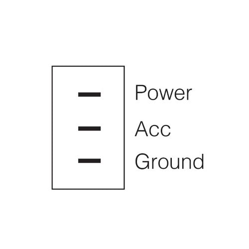 Illuminated Off / On Rocker Switch (Red) (62018BL)