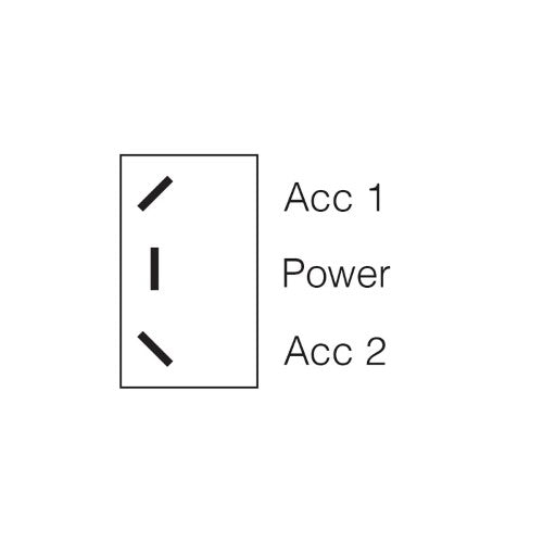 On / Off / On Heavy-Duty Rocker Switch
