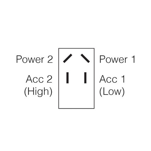 Off /On / On Heavy Duty Rocker Switch (Headlamp / Wiper)