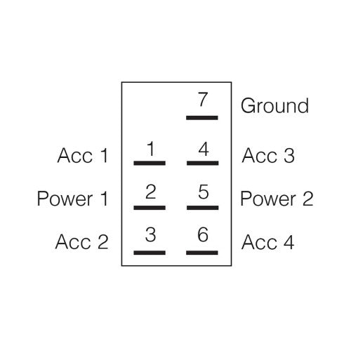12v Illuminated Momentary (On)  / Off  / Mom (On)