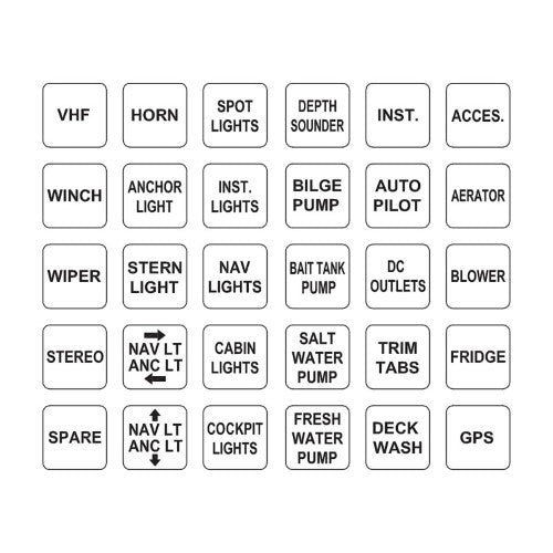 SWITCH PANEL WATER PROOF