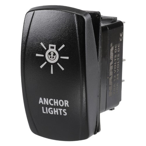 Switch Anchor Lights Led 12/24v Rocker  - Narva