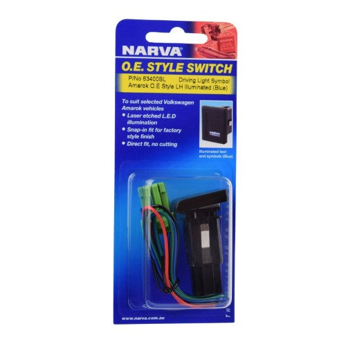 NARVA - OE STYLE AMAROK L/HAND SWITCH 12V D/LIGHT