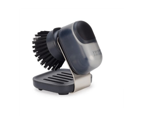 SinkTech Soap-Dispensing Palm Brush with Storage Stand - Joseph Joseph