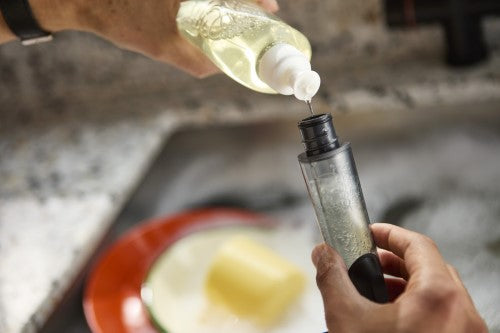 SinkTech Soap-Dispensing Dish Brush with Storage Stand - Joseph Joseph