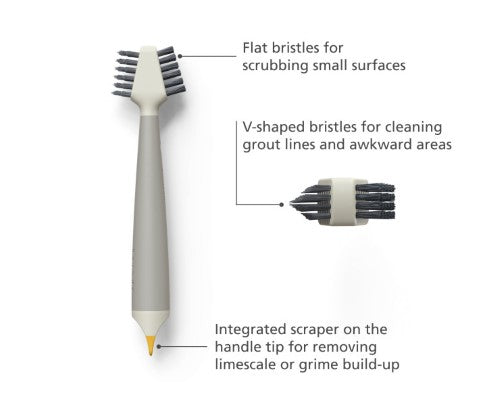 CleanTech 3-in-1 detail cleaning brush - Joseph Joseph