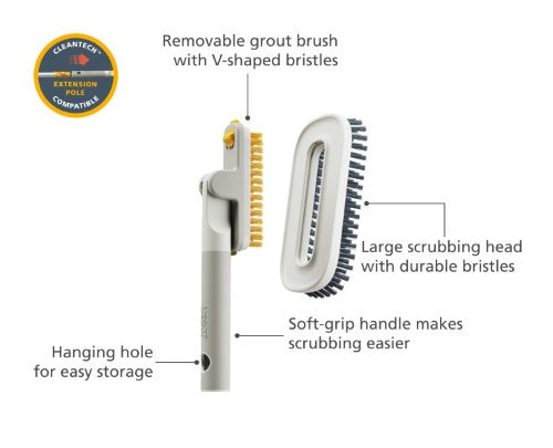 CleanTech 2-in-1 tile scrubber - Joseph Joseph