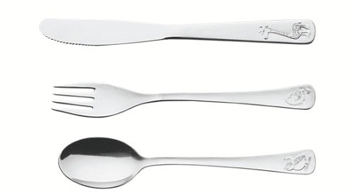 Baby Friends Childrens Cutlery 3 Piece Set - Tramontina
