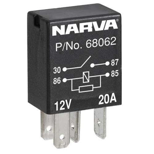 Narva - Relay Mico 4pin 20amp