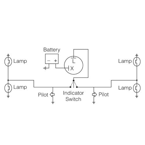 Narva - Flasher Electronic 24v 2 Pin